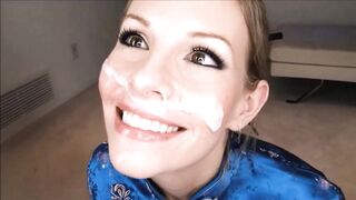 Cumshot facial Compilation