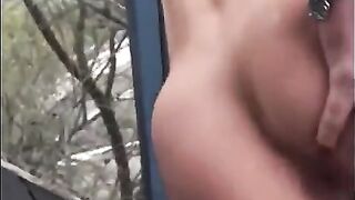 BALCONY ANAL SEX WITH MY HORNY EX-GIRLFRIEND