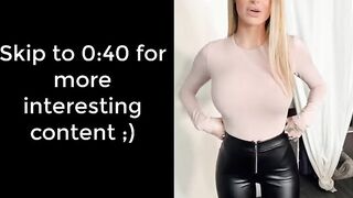 Mmjhottie (influencer) leather leggings try on haul fitgirl