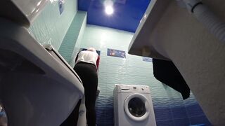 Pissing by Hidden Cam in the Toilet