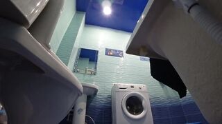 Pissing by Hidden Cam in the Toilet