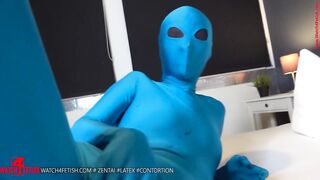 Awesome POV homemade movie for all fetish zentai lovers