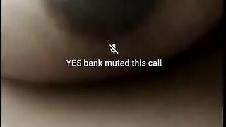 Bank aunty on video call