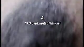 Bank aunty on video call