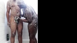 Backshots in the Shower