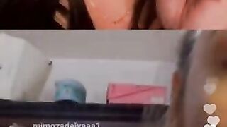 Instagram video call Sheyla Hershey Elisa Colman very sexy