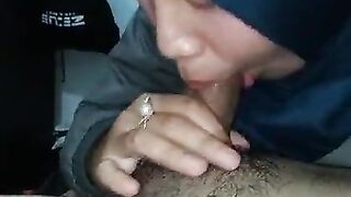 hijab wife blowjob