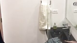 Very hot gf & bf horny fucking in bathroom in house party