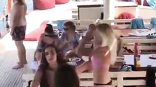 hot bikini girl dancing