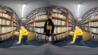 VR 180 - Laney Grey Rides will Pounder in the Library