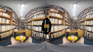 VR 180 - Laney Grey Rides will Pounder in the Library