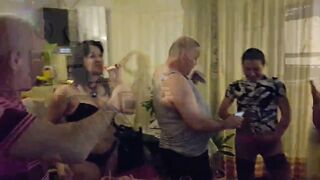 Mature swingers having a bitrthdayparty