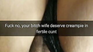 Use Condoms? Fuck It, i will Creampie your Wife Pussy and she will get Pregnant [cuckold. Snapchat]