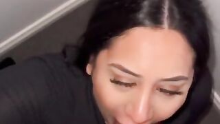 Maori Slut Deep Throating Cock for CUMSHOT FACIAL! (Message for Snapchat!)