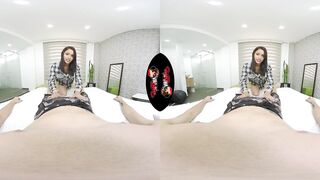 VRLatina - College Student Fucks before Study VR