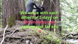 Fucking hard my friends cheating girlfriend in the woods