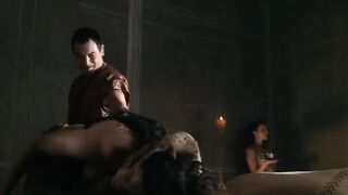 Jessica Grace Smith hard fucking in Spartacus