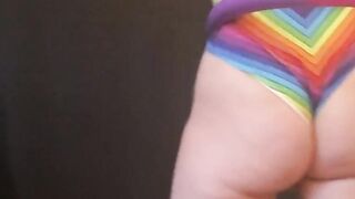 Hula Hooping Rainbow PAWG Chillin on a Saturday