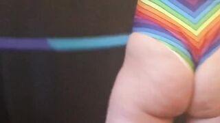 Hula Hooping Rainbow PAWG Chillin on a Saturday