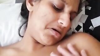 Saadiyah after the baby, bareback and cumshot