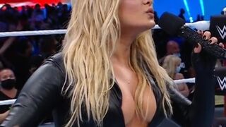 BeBe Rexha performing at Wrestlemania 37