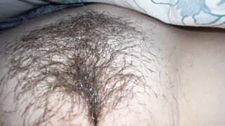 Wife Hairy Pussy Resting with Sounds of Sex 4K