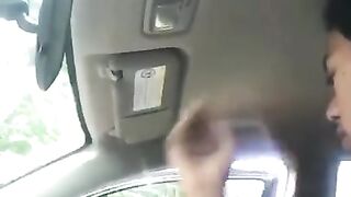 Indonesia Big Tits Sex in the Car