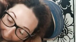 She Likes to Lick Eggs|cum on Girlfriend's Face|cum in Mouth