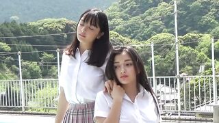 Erika & Marina Tik Tok Gravure Debut! | Cute Big Boobs Japanese Teen