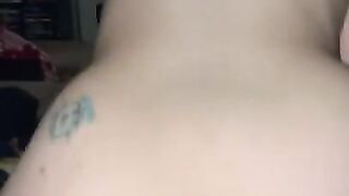 Big Ass Goth Latina Rides My Dick Reverse Cowgirl POV