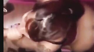 creampie tinder  slut with kitty tats loves sucking cock mil