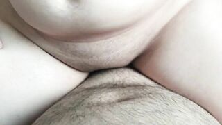 Milf with a big boobs ride my cock until huge pussy creampie