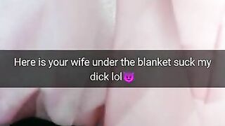 Your wife secretly suck my cock while you in another room!