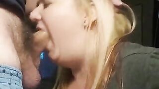 Thick Married Slut Giving Sloppy Head