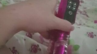 Tinder slut with dildo part 3