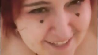 Red Hair Cute Egirl Humiliating Blowjob Facefuck