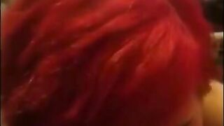 Red Hair Cute Egirl Humiliating Blowjob Facefuck