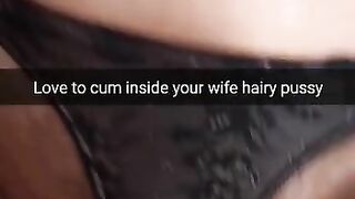 I Love to Cumming inside your Cheating Wife Fertile Pussy! - Cuckold Captions Snapchat