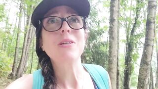 Nerdy Faery's Hiking PEE Desperation causes WET Panties