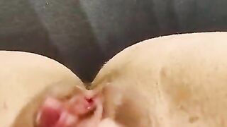 POV on clit rubbed to orgasm (120fps)