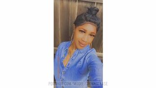 Tionna Tease Modeling Jean Jumpsuit