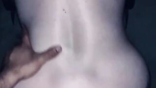 His POV of Fucking Curvy Slut in Backyard