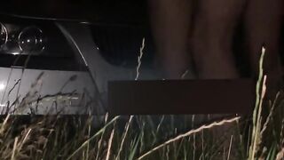 Tinder Girl Fucked in the Ass on the Car Hood in the Woods