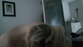 Dirty Blonde Sucking Cock