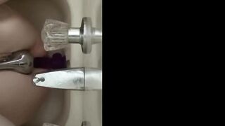 Humping my Dildo in the Shower to Orgasm