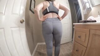 Big tits great ass sporty GILF