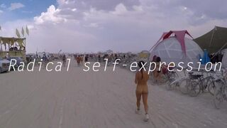 Marie S'Infiltre's Naked Ass at Burning Man