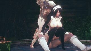 Nun + Queen - Hentai - (Uncensored)