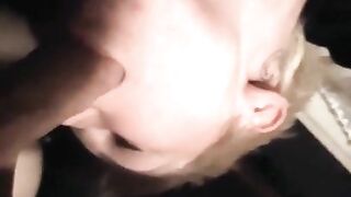 Pierced Chest Tattooed Punk Gets Mouthfucked