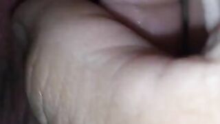 Up close playing with teens tight pussy